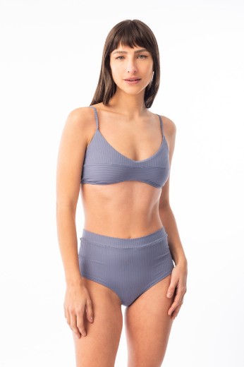 Imagen de Cartagena - Bikini Tiro Alto Ribb Blue