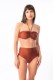 Imagen de Londres- Bikini Tiro Alto con Jaretas Terracota