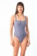 Imagen de Coconut - Malla Entera Escote Recto Ribb Blue
