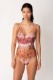 Imagen de Aruba - Malla Entera Escote en V  Estampado Boho