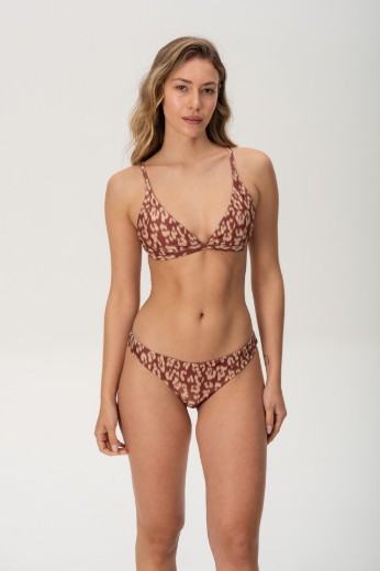 Imagen de Bali - Bikini Triángulo Fijo Estampado Animal Print Brillo