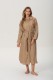 Imagen de Brisa - Vestido Camisero de Lino Bordado Beige