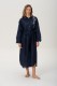 Imagen de Brisa - Vestido Camisero de Lino Bordado Marino